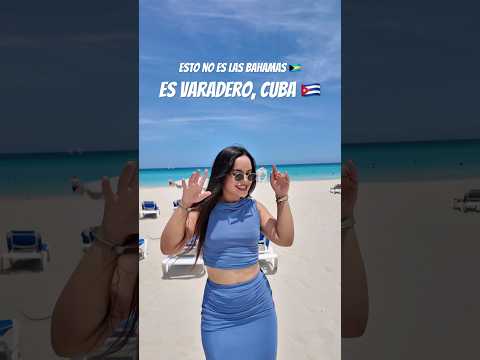 Esto es la playa de Varadero en Cuba 🇨🇺  #viral #cubana #varadero