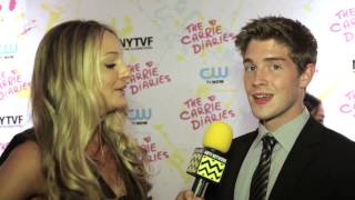 AfterBuzz TV Interviews Brendan Dooling @ CW's The Carrie Diaries Premiere video