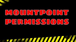 Setting the Correct Permissions on Linux Mountpoints