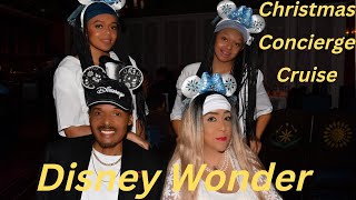 Disney Wonder Christmas Concierge Cruise with Golden Bolden Life (Family Travel Vlog)