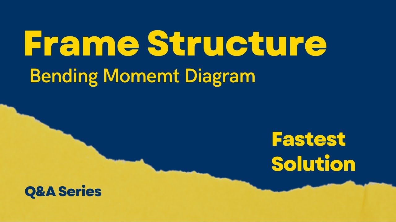 Q&A Series - 1 || Bending Moment Diagram for a Frame Structure