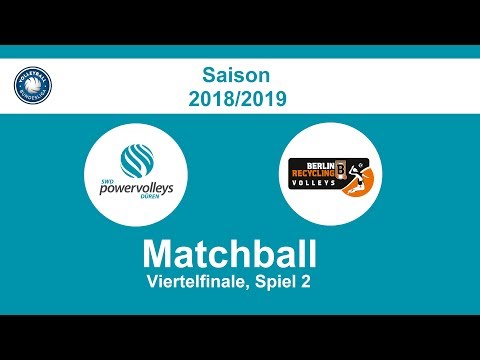 Matchball! SWD powervolleys Düren - Rec.Volleys Berlin
