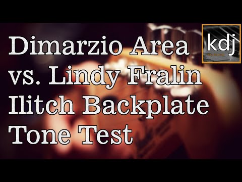 Dimarzio Area vs. Lindy Fralin + Ilitch Backplate | Tone Test