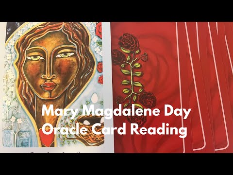 Mary Magdalene Feast Day Oracle Card