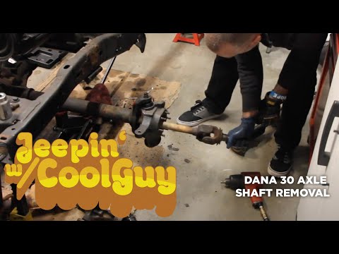Jeep CJ7 Dana 30 Axle Shaft Removal