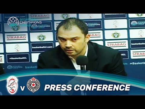Szolnoki Olaj v Partizan - Press Conference - Basketball Champions League