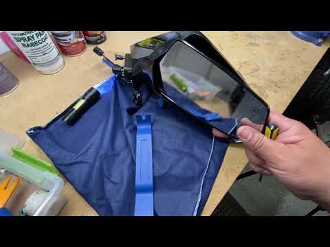 2010-2015 Camaro Mirror Disassembled