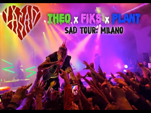 LA SAD (Theø x Fiks x Plant) | LIVE @ Alcatraz Milano