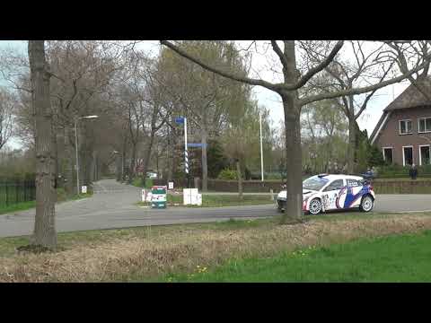 Visual Art Rally 2019 Hyundai i20 R5 mooie Bocht winnaar van de rally bob de jong