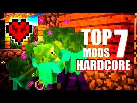 THE MODS that MAKE SURVIVAL IMPOSSIBLE!  TOP 7 HARDCORE / HARD MODS for MINECRAFT 1.12