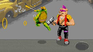 Casual Longplay: Teenage Mutant Ninja Turtles (Arcade International X Version) full game w/Mike