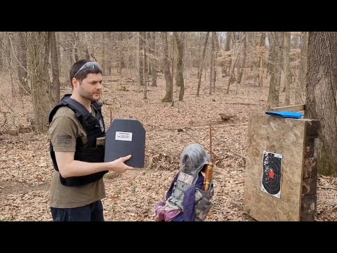 223 & 556 vs. Stacked Level IIIA Body Armor at 100 yards. Part 2