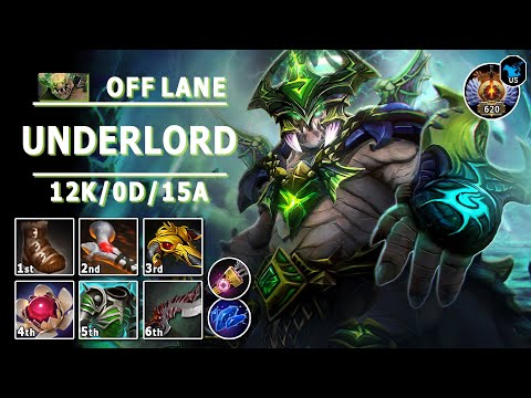 Underlord Off Lane | 7.31d | Great Tanking & High Damage | Dota 2 Immortal Gameplay