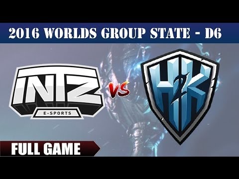 ITZ vs H2K - LoL WCS 2016 D6 - Oct 07, 2016 | INTZ e-Sports vs H2K Gaming