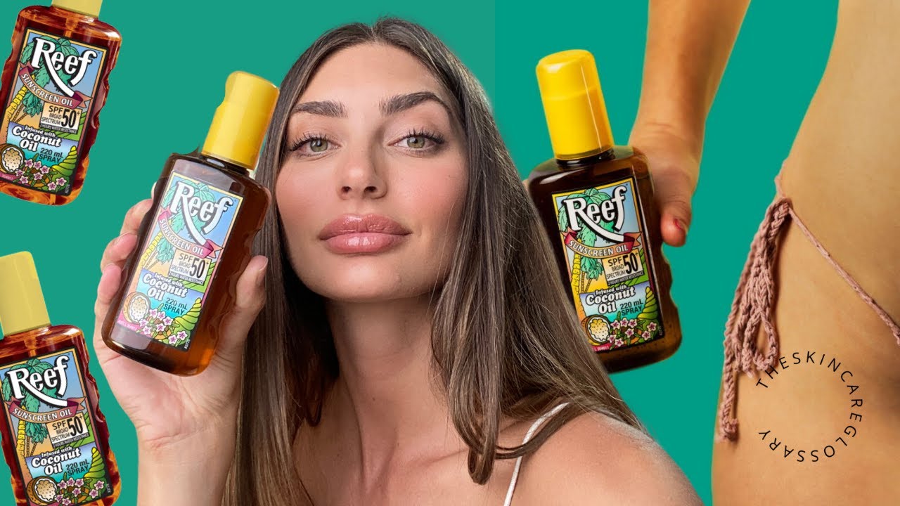 Watch video Reef SPF 50 Sunscreen Oil Spray | The Skincare Glossary Now Reef SPF 50 Sunscreen Oil Spray | The Skincare Glossary