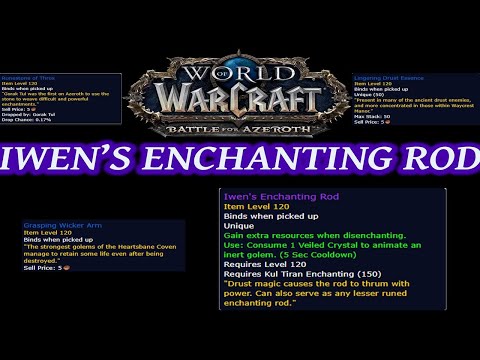 How to Make the Iwen's Enchanting Rod - World of Warcraft