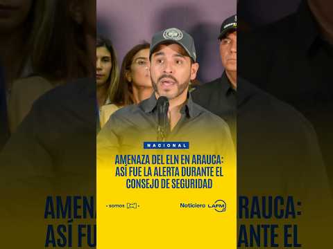 Amenaza del ELN en Arauca: así fue la alerta durante el consejo de seguridad