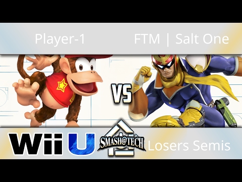 Smash@Tech 3/18/17 - Player-1 (Diddy Kong) vs FTM | Salt One (Captain Falcon) - Smash 4 Losers Semis