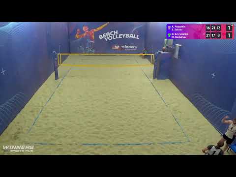 12:50 A. Pasazhin / S. Zalizko - D. Svyrydenko / M. Stepanov 14.02.2023 | Winners Beach Volleyball