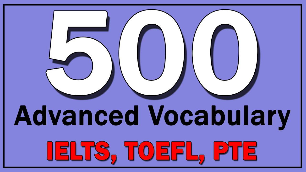 500 Advanced English Vocabulary | Learn While You Sleep