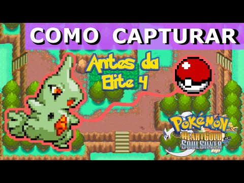 Como captura o LARVITAR antes da Elite 4 no Pokémon HeartGold & SoulSilver