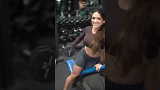 Taneth fit gym workout compilation 🥰❤️