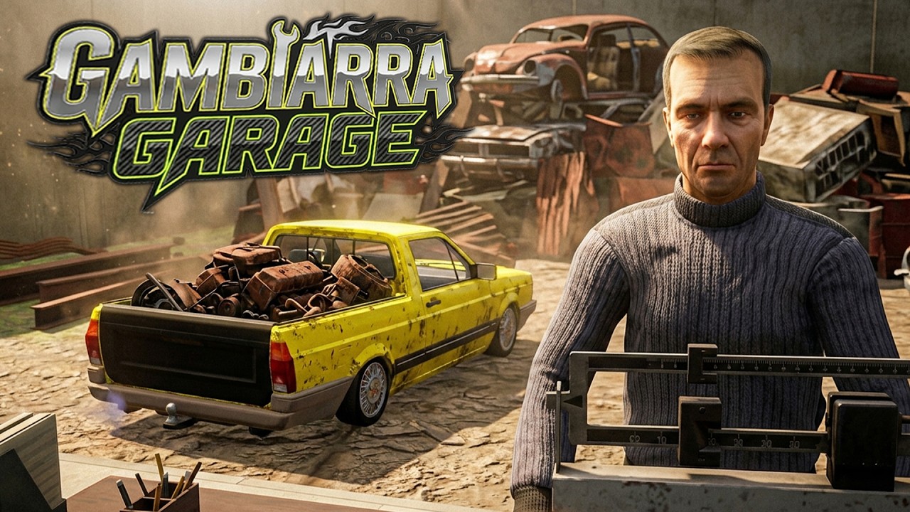 NOVO TRABALHO de SUCATA do FERRO VELHO! - Gambiarra Garage