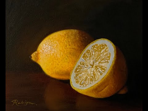 How to Paint Lemons in Oils - Full Demo Tutorial