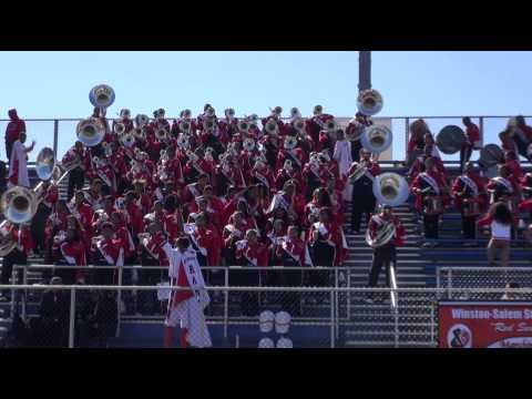 WSSU Marching Band playing 400 Degrees 2013