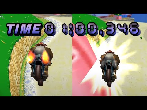 【MKW 4th Worldwide】GCN Peach Beach (Glitch) - 1:00.346