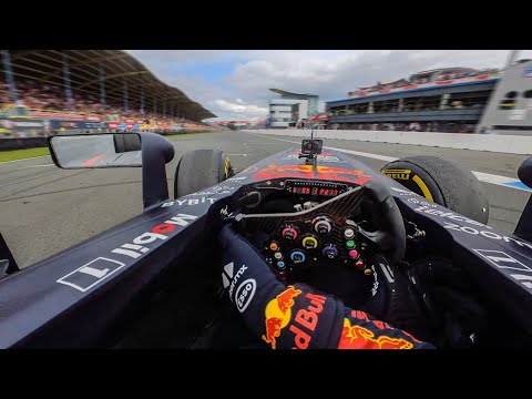 POV: RedBull Racing Showrun at TT Circuit Assen | by David Coulthard #Visorcam