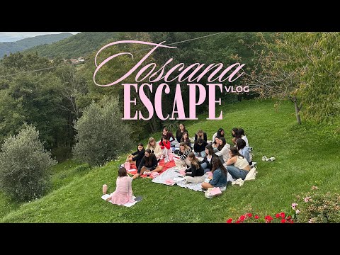 TOSCANA ESCAPE VLOG 🎀 | girls things, manifestazione, vision board, yoga 