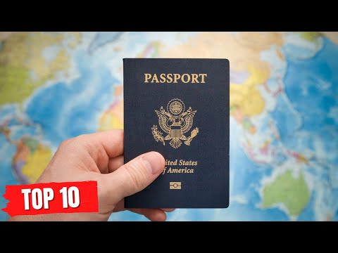 Top 10 MOST POWERFUL PASSPORTS in the World 2023