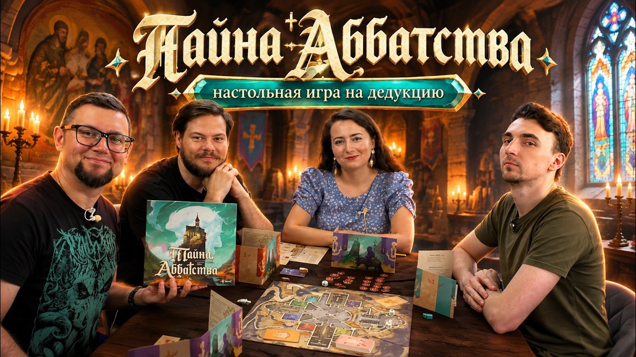 ТАЙНА АББАТСТВА 📖 играем в настольную игру на дедукцию