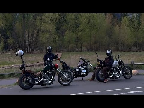 We Took Old Choppers Across America and Lived Out West For Two Months