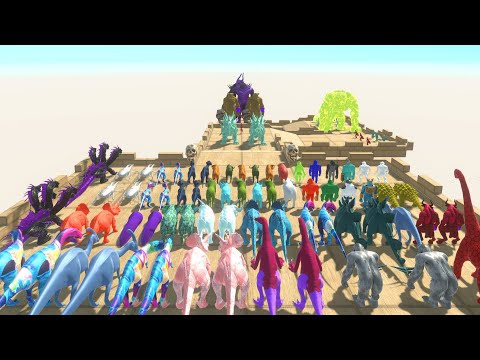 Colored All Units vs Infernals Challenge – Animal Revolt Battle Simulator