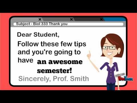Student Email Etiquette Tips