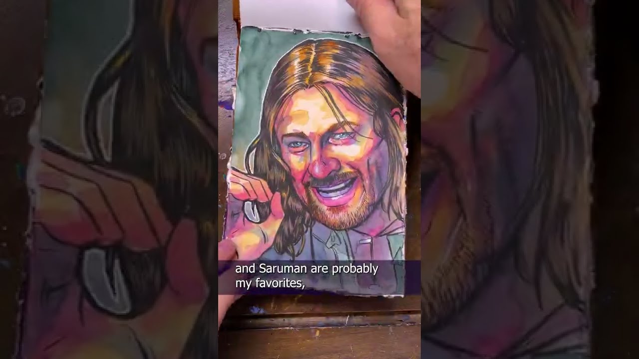 I Finished My Lord of the Rings Sketchbook