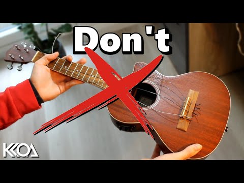 How to Change your UKULELE STRINGS ( Low G )