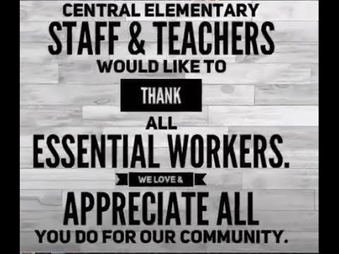 Central Thanks Essential Workers