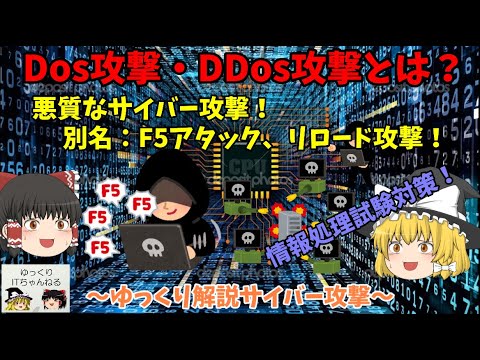 サービス拒否攻撃について詳しく解説