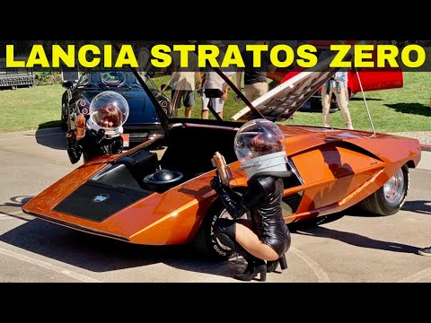 The ULTIMATE WEDGE CAR! 1970 Lancia HF Stratos Zero Prototype by Bertone!