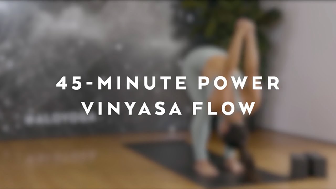 45-Minute Power Vinyasa Flow With Briohny Smyth - YouTube