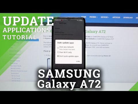 How to Stop Auto Apps Updates in SAMSUNG Galaxy A72 – Turn Off Auto Updates