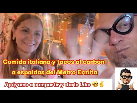 Excelente opción para comer! A espaldas del metro Ermita comida italiana y tacos al carbón 🤓✌️yomi! 