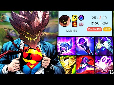 Most UNBELIEVABLE 1v9 CARRY you EVER SAW ~ Max Pen Malphite Build is BACK 🔥 LoL Ap Malphite Gameplay