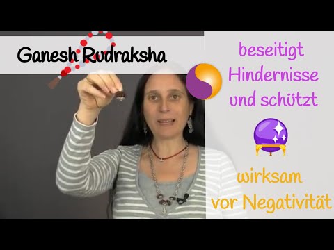 Ganesh Rudraksha - beseitigt Hindernisse und schützt wirksam vor Negativität