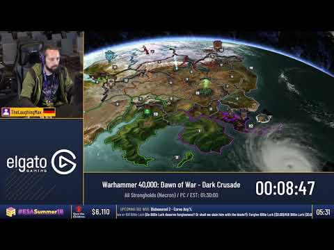 #ESASummer18 Speedruns - Warhammer 40,000: Dawn of War - Dark Crusade [All Strongholds (Necron)] by