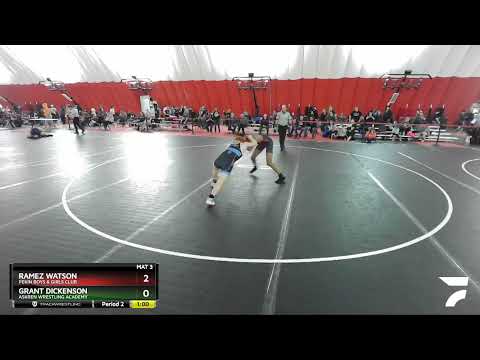 145 Lbs Cons. Semi - Grant Dickenson, Askren Wrestling Academy Vs Ramez Watson, Pekin Boys & Girls