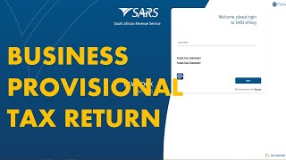 How to file a provisional tax return for a business  (2024 IRP6) online